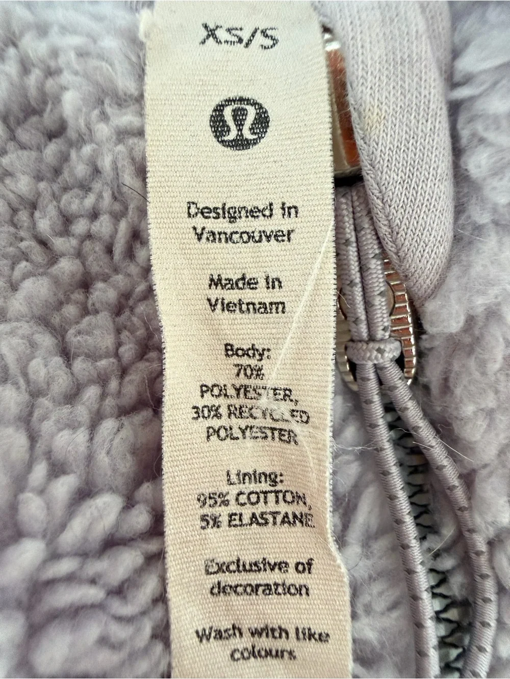 Lululemon Scuba Oversized Half-Zip Fleece Hoodie XS/S nbnn